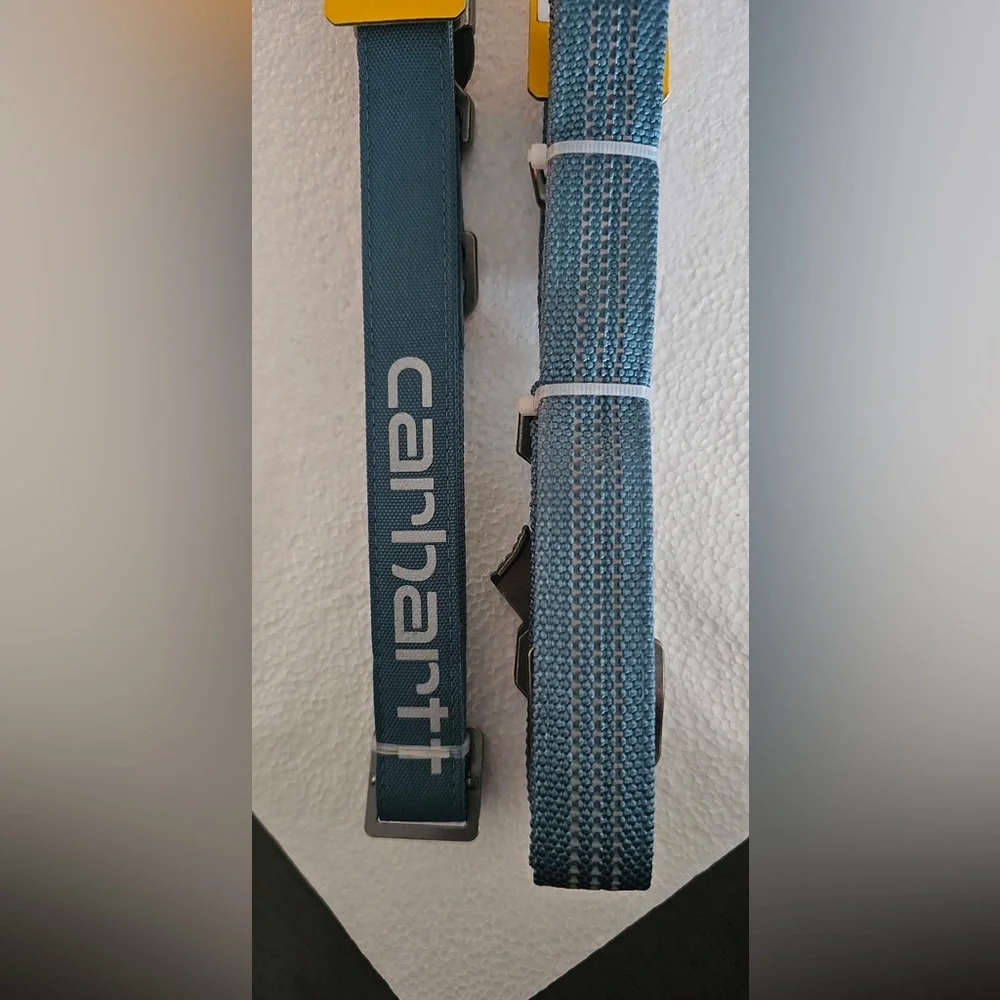 Carhartt Teal Field Dog Collar (L) and Carhartt Teal Shock Absorbing Leash (L)